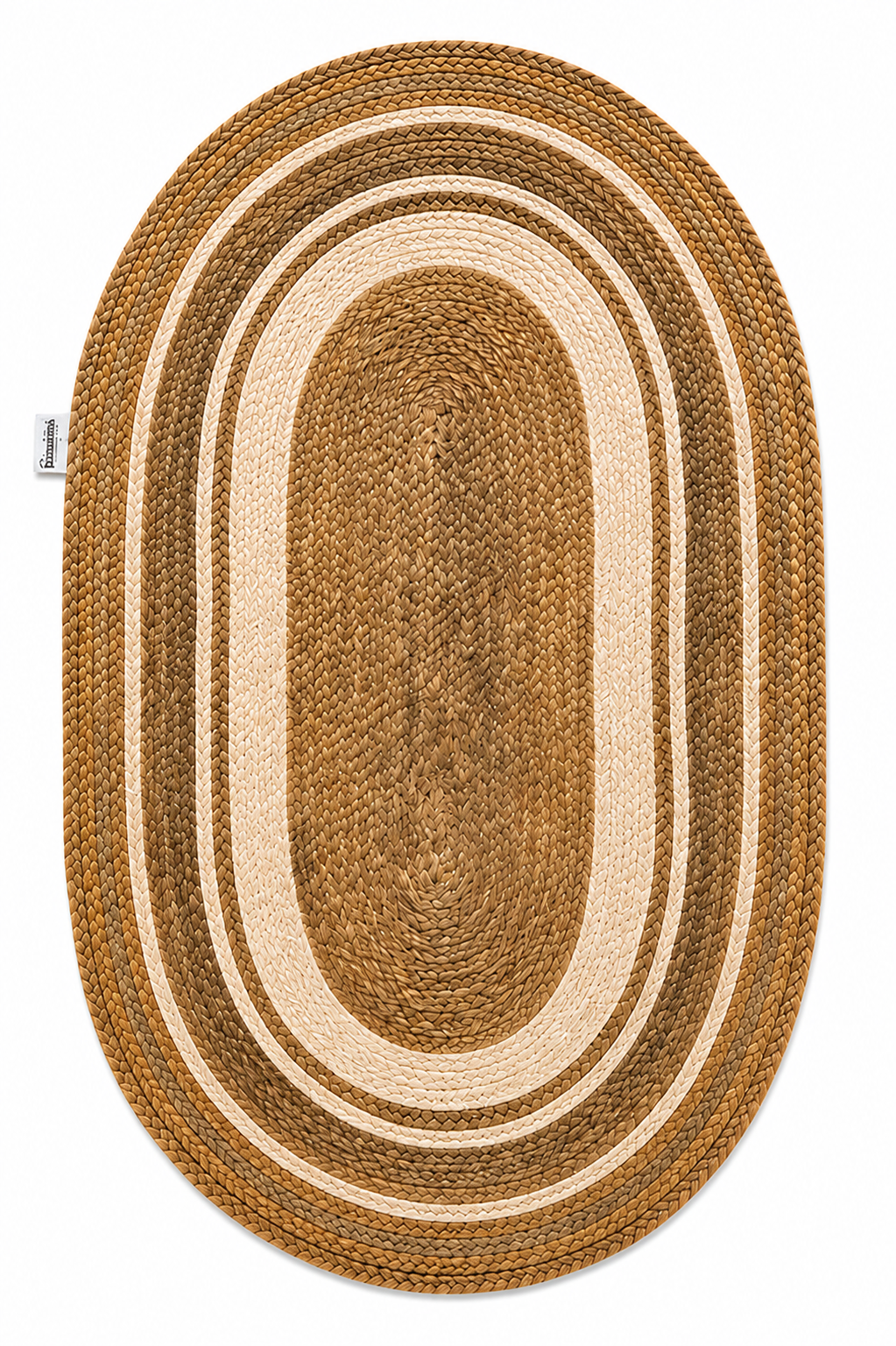 Oval Plaited Mat