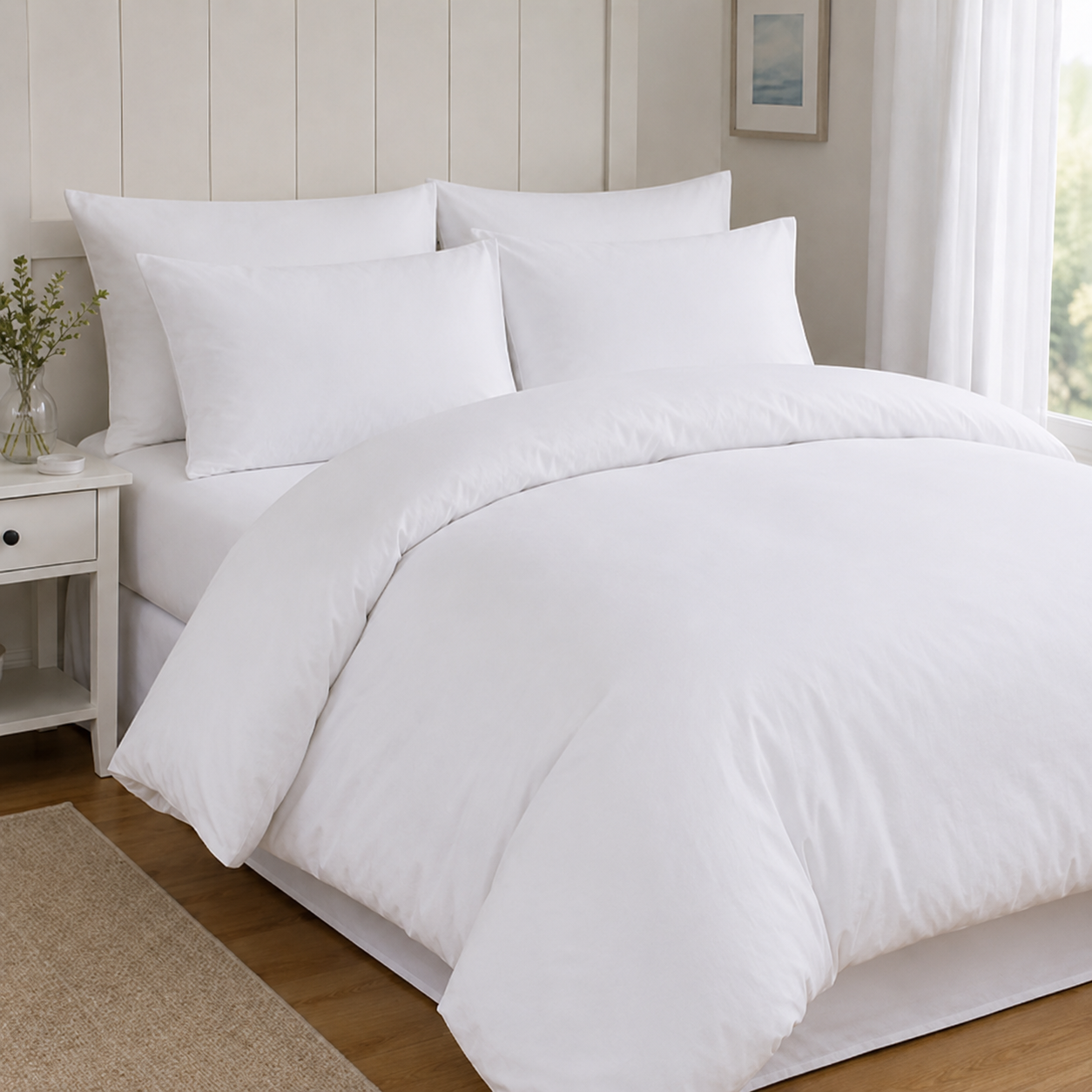 200TC Duvet Cover Sets - 100% Cotton Percale
