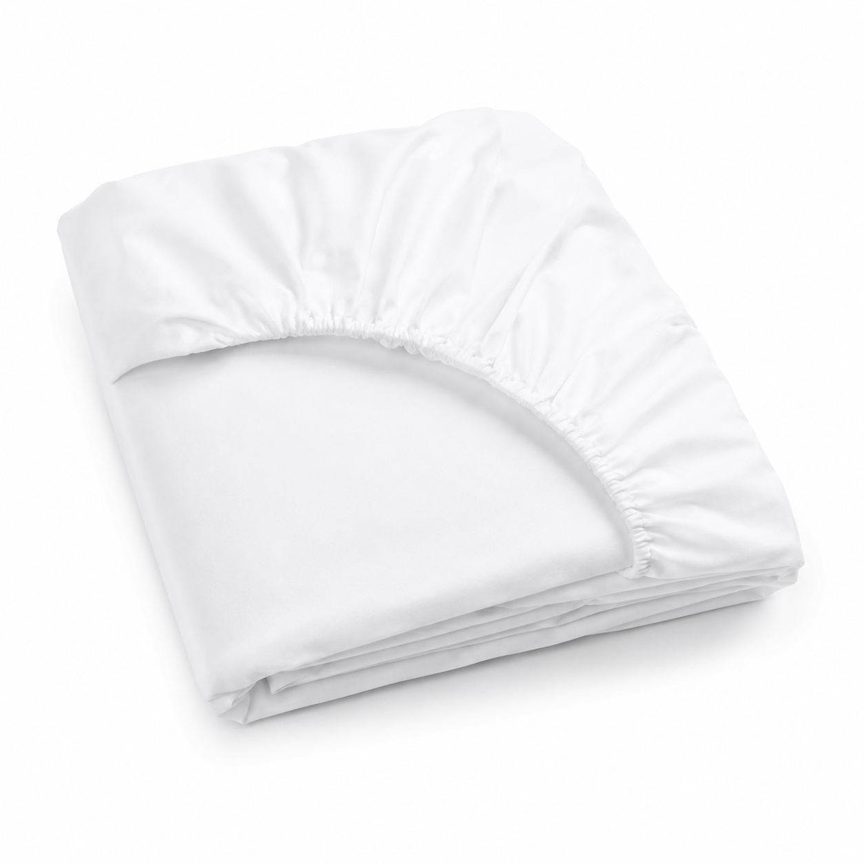 200TC Fitted Sheet - 100% Cotton Percale - Image 2